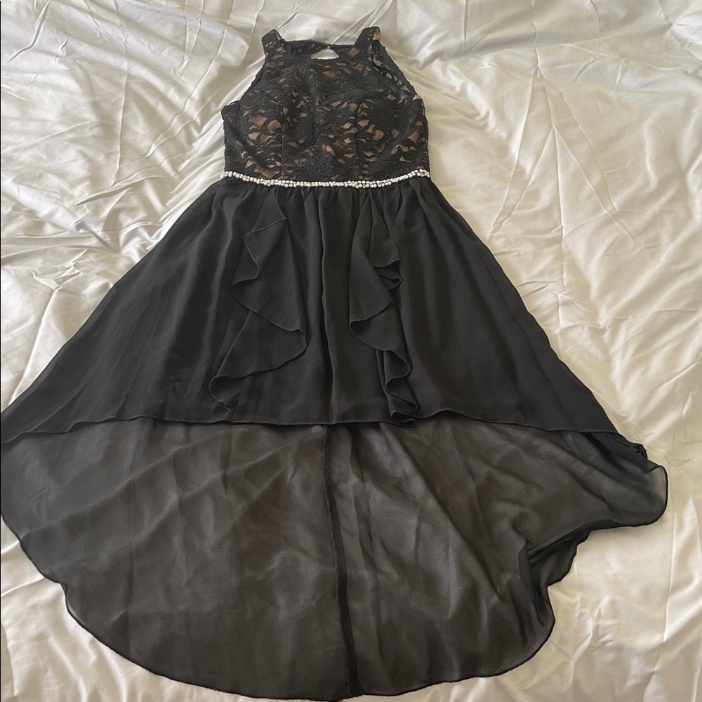 City Studio Black Lace Dress